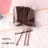 hairpin-100pcs-brown