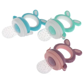 Baby Food Mills Hot Sale Baby Fresh Food Fruit Vegetable Dispenser Pacifier Nipple Masher Care Safety Feeding Bow Masher