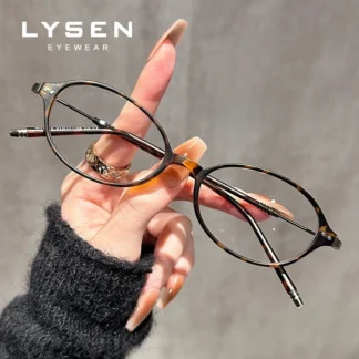 LYSEN Classic Oval Small Reading Glasses Women Trendy Anti Blue Light Myopia Glasses Prescription Optical Progressive Eyewear