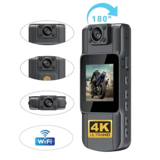 4K HD WiFi Mini Camera Portable Digital Video Recorder Cycling BodyCam Infrared Night Vision Police Camera Small Bike Camcorder