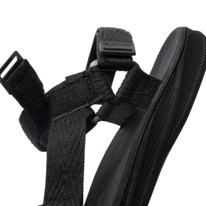 Thick Soles Platform Bottom Sandals Men Summer Adjustable Open Toes Sandals With Velcro Strap Teenager Sandal Soft Lightweight - Image 3