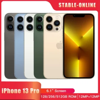 Apple iPhone 13 Pro 5G Mobile Phone 128GB/256GB ROM A15 Bionic 6.1' OLED 120Hz Display 3 x 12MP Camera iOS Mobile Phone