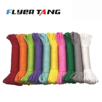 4 Size Dia.4mm 7 Stand Cores Paracord 550 For Survival Parachute Cord Lanyard Climbing Camping Rope Hiking Clothesline Bracelet
