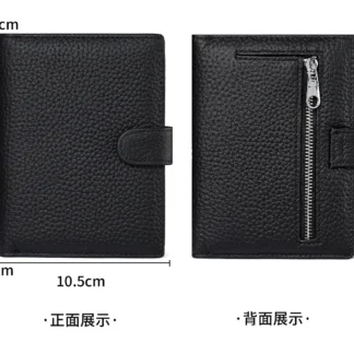 Luxury Genuine Leather Passport Holder Cover Travel Wallet RFID Blocking Card Bag Ticket Holder Travel Accessories for Women Man