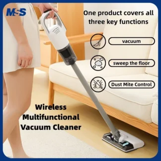 3-in-1 Handheld Vacuum Cleaner 19000PA Suction Power Cordless Vacuum Cleaner 1 filter+3 brush heads+2 mop pads
