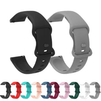 20mm WatchBand For Amazfit Active/Active 2/Active 2S Silicone Wristband Bracelet Amazfit Bip/S/U/Pop/3 Pro Accessories Band