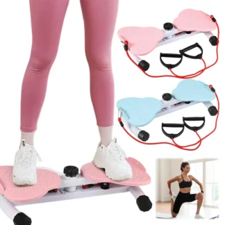 Waist Twisting Fitness Tool Standing Abdomen Exercise Board Load Capacity 220.5 Lbs Twister Board with Pull Rope for Home Gym