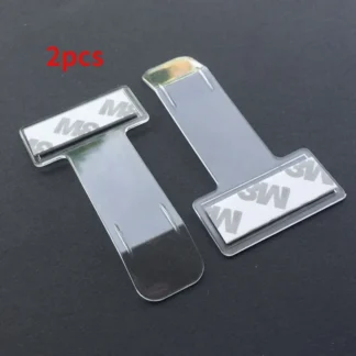 2pcs Transparent car parking ticket permit, car fastener card, banknote clip, windshield sticker, car accessories