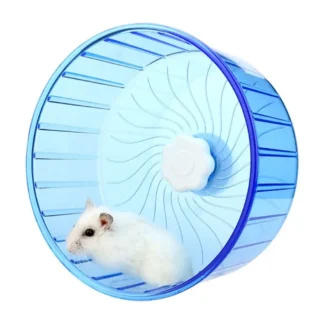 Silent Hamster Wheel Super Smooth Adjustable Stand Hamster Exercise Wheels Dual Bearing Integrated Rat Treadmill Toy Hamster