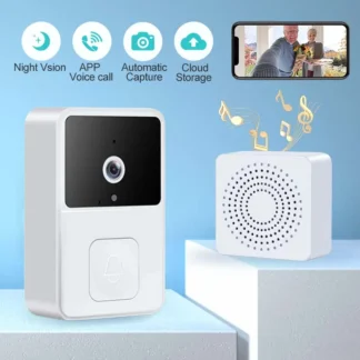 WiFi Video Doorbell Two way Intercom System Wireless Phone Smart Home Boor Bell IR Night Vision Security Doorbell Camera Monitor