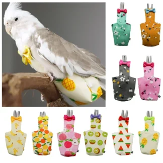 Parrot Diaper Flight Suit Diaper Clothes Parrot Parakeet Pigeon Medium Large Pet Bird Training Accessories Для Попугаев