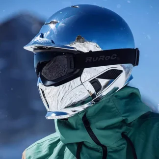 Original RUROC RG1 Snowmobile Helmets Anti-fogging Goggle Snowmobile Gear RUROC Snow Helmets Clearance Price CE Certified
