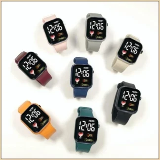 Led/Digital Display Waterproof Electronic Watch Smart Watch Sport Fitness Led Digital Display Children Watch Children Universal
