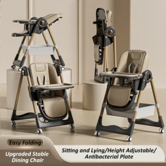 Children's Multifunctional Dining Chair Foldable Baby Eating Seat Children Feeding Highchair Dining Table Chair Baby recliner