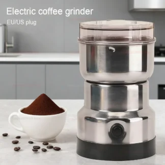 High quality Home Small Coffee Bean Grinder Ultra Fine Powder Crusher Multi Function Dry Wet Universal Food Processor 2025