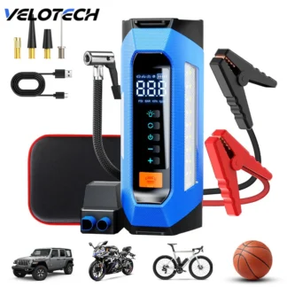Car Battery Starter Charger Auto Emergency Jump Starter Device 12V Portable Battery Booster For Vehicles And Air Pump Electric