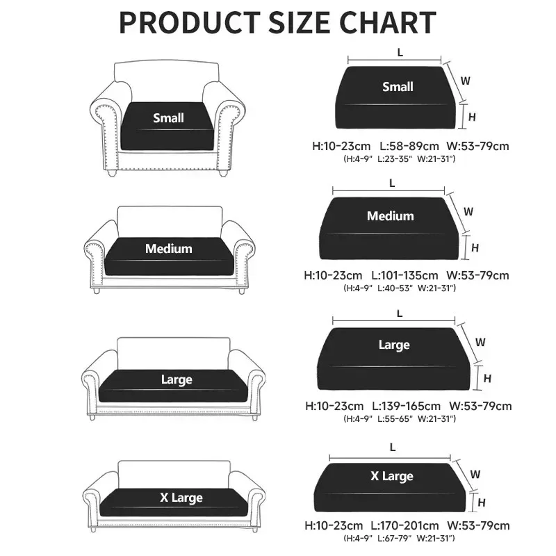 1pc Jacquard Sofa Cover Anti-Dirty Elastic Scratch-Resistant Couch Cover for Living Room 1 2 3 4 Seater L Shaped Full Set - Image 5