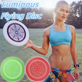 Luminous Flying Disc Toy Professional Outdoor Extreme Flying Disc Saucer Outdoor Games for Kids Adult Birthday Summer Toy Sports