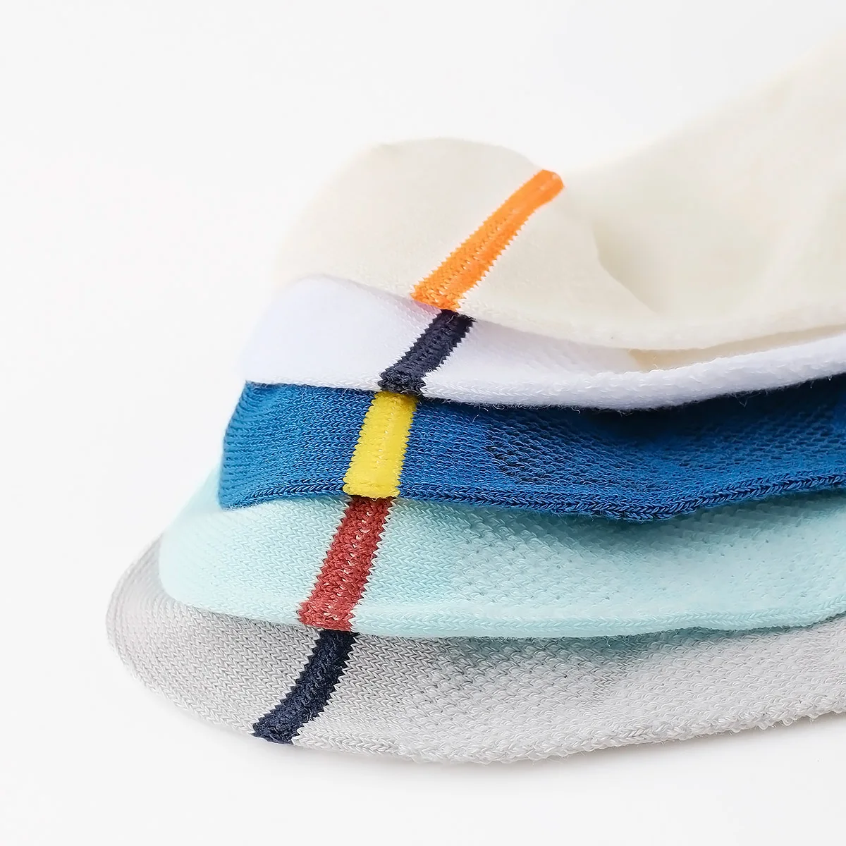 Boy's boneless antibacterial short socks with boat anchor icon – summer ultra-thin mesh breathable cotton socks for teenagers - Image 6