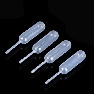 50pc Scientific Medical Microbiology Experiment Graduation Calorie 4ml Transparent Pipette Disposable Safety Plastic Dropper