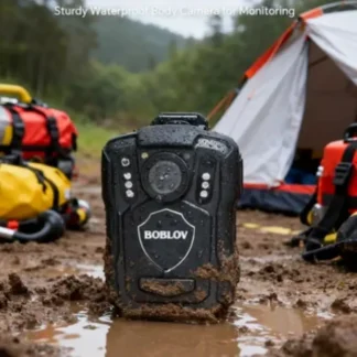 BOBLOV 2K Body Worn Camera 4200mAh Battery 15Hrs Recording GPS IP67 Waterproof Dashcam Suction Mount Law Enforcement Security