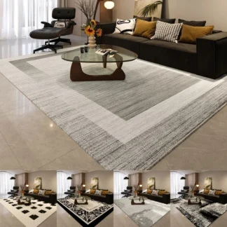 Simple and Modern Large Area Rug Non-Slip Wear-resistant Carpet for Living Room Bedroom Soft Floor Mat Home Decoration Beautiful