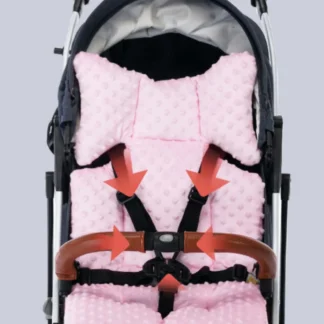 Stroller doudou velvet double-sided cushion skating baby talisman fall and winter thickened warm cotton cushion