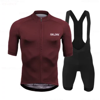 2025 Raudax Summer Cycling Sets Bicycle Clothing Breathable Mountain Cycling Clothes Suits Ropa Ciclismo Verano Triathlon Suits