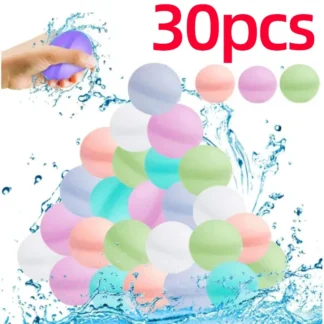 Reusable Water Balloons Toys Quick Fill Sealing Water Bomb for Summer Games Children's Adults Outdoor Activities Toy Gifts