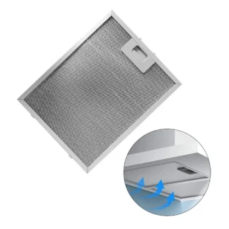 1PC Hood Filter 230x260x9mm Kitchen Oil Filling Paper Extractor Fan 5 Layers Stainless Steel Mesh For HVAC Systems Replacement