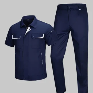 S-5XL Plus size Summer Work clothing Breathable durable workshop uniforms worker Coveralls factory labor workwear Custom Logo