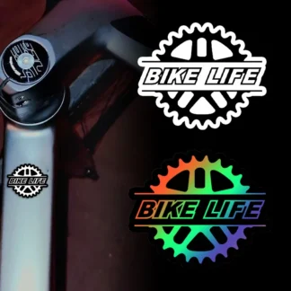 2-Pack outdoor mountain bike creative stickers, suitable for upper tube and lower tube frame, scratch-proof sunshade protection