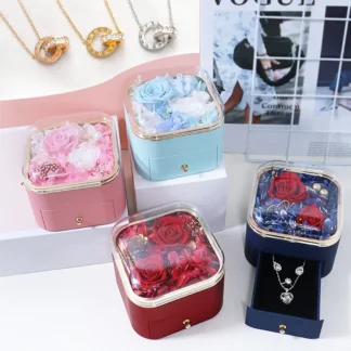 Exquisite jewelry gift box for necklace earrings, Valentine's Day, birthday, girlfriend, mother's day, love her to give surprise