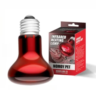 220V Reptile Heat Lamp Bulb Infrared Basking Spot Lamp Red Heat Lamp Bulbs Amphibian Gecko Lizard E27 Infrared Reptile Light