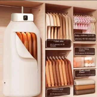 Multifunctional Dryer Electric Clothes Dryer Portable Compact Foldable Laundry Dryer Machine with Dryer Bag and Time Setting