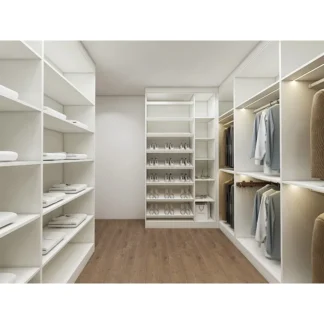 Custom Open Design Portable Armoire Wardrobe Clothes Closet Cabinet Wood Wardrobe