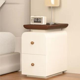 Mobile Organizer Bedside Table Coffee Bedroom Space Saving Trendy Bedside Table China Comfortable Criado Mudo Home Furniture