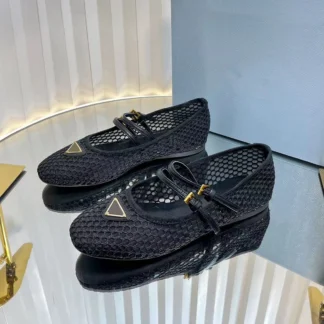 Hot Selling Fashion Women Shoes Breathable Ladies Ballet Flats Shoes Mesh surfa High Quality Casual Mary Jane Women Flats Shoes