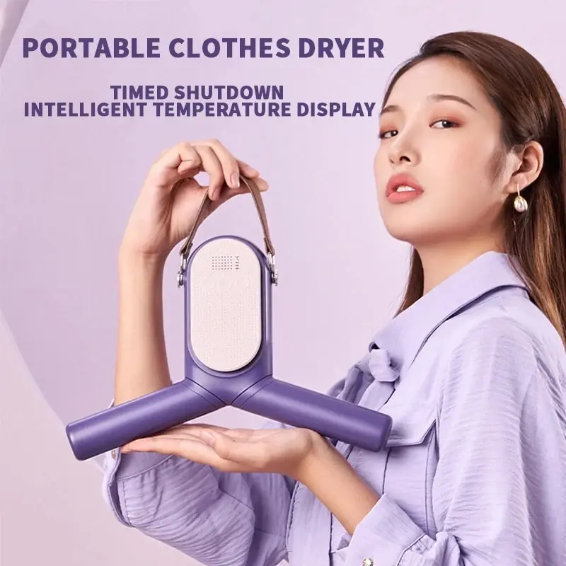 Portable Dryer Folding Drying Clothes Rack Heat By Shoe Drying Machine Small Folding Clothes Rack Efficient and Unique - Image 2