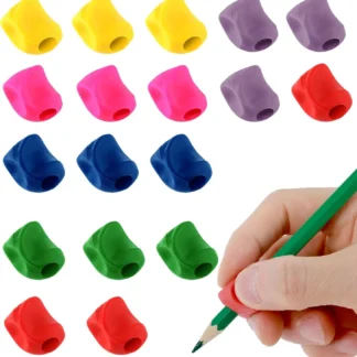 10pcs Universal Ergonomic Writing Aid Writing Corrector Grip For Kids Handwriting Pen Holder Correction Pencil Case