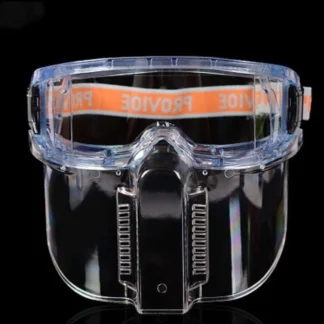 Full-face Safety Mask PC Lens Detachable Welding Polishing Dust-proof Transparent Protect Splash-proof Chemical Kitchen