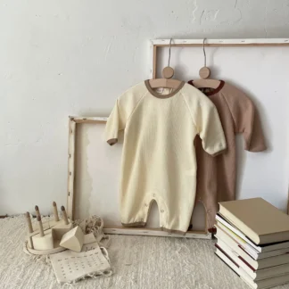 Newborn Baby Girls Boys Romper Long Sleeves Cotton Kids Jumpsuit Cute Clothes Baby Outfit Spring Autumn