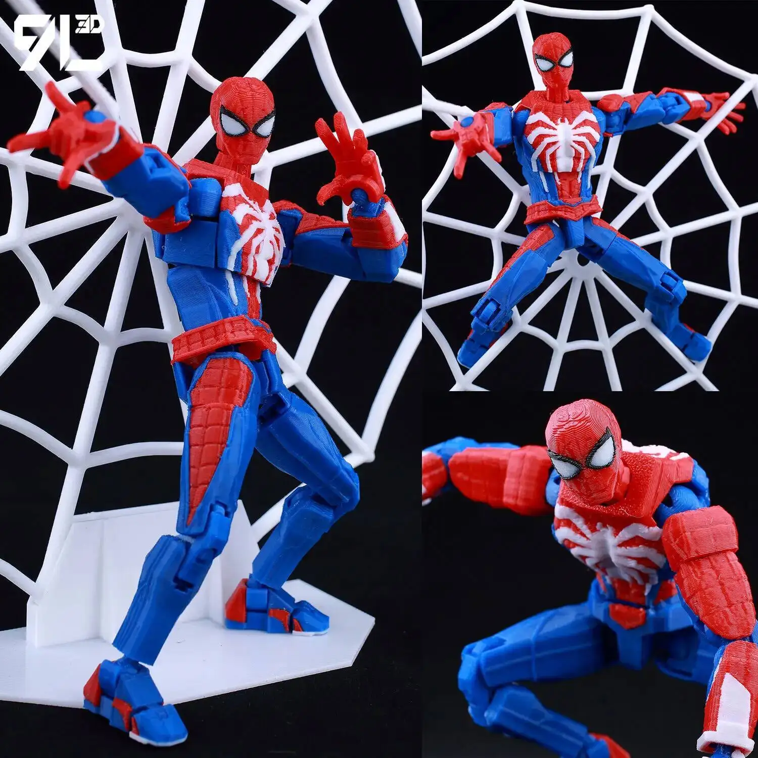 9L3D Superman Invincible Boy Batman Action Figure LUCKY13 Multi-Jointed Poseable T13 Titan13 Hero Model Dummy13 Collectible Toys - Image 6