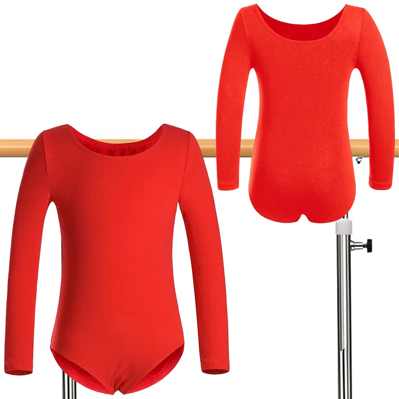 Girls Classic Team Basic Long Sleeve Ballet Dance Leotards for girl Gymnastics Dance Tops with Soft Lining Bodysuits Dancewear - Image 3
