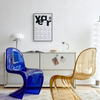 Dining Chairs Simple Transparent Household Backrest Chairs Thickened Plastic Dining Chair Durable Integrated Makeup Chair