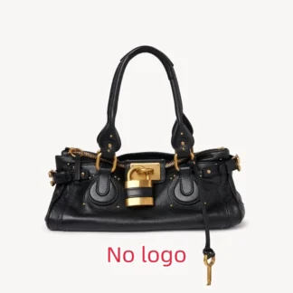 PADDINGTON BAG, Women's Uni Bag, Fashionable Top Handle Tote Bag with Golden Lock, Luxury Design Shoulder Handbags for Ladies
