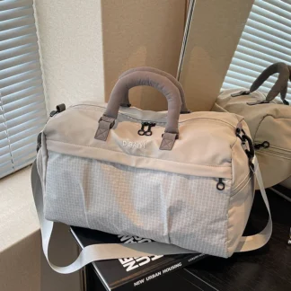 Travel large capacity tote bag, sports and fitness bag, business travel storage luggage bag