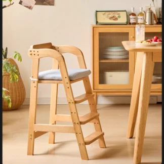 Cushioned Cafe Stackable Solid Chair Adjustable Fabric Mesh Chair Portable Breathable Folding Kitchen Leg Dining Wood Restaurant