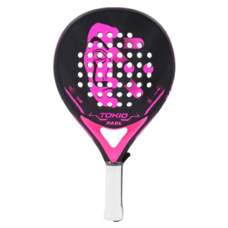 Padel Tennis Racket 3KCarbon Padel Racket With EVA Memory for Men Women Tennis Racquet Paddle Round Shape Dynamic Air Flow