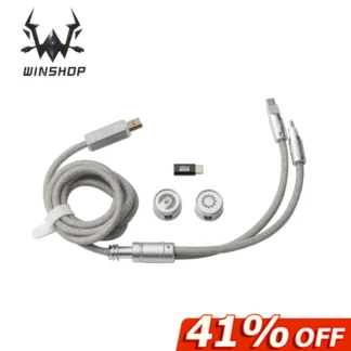 WINSHOP Split Dual 8K Gaming Cable AM Edition Esports Level Low Latency Type-C Universal Computer Gaming Accessories